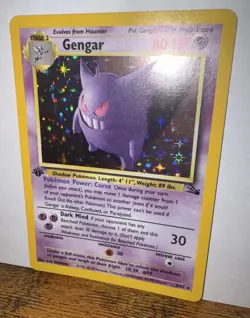 Gengar 5/62 | 1st Edition | Pokemon Fossil (FO) Holo Rare - Image 1
