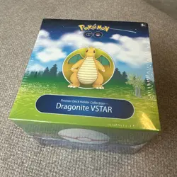 pokemon tcg go dragonite vstar premier deck holder collection new sealed 9 packs - Image 1
