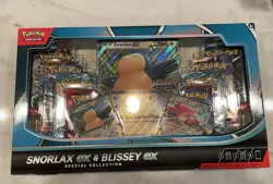Pokemon Trading Card Game Snorlax ex and Blissey ex Special Collection Box - Image 1