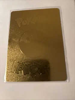 Pokemon Gold Foil Fan Art Card PIKACHU COSPLAY Mega Lucario 625HP #009 - Image 2