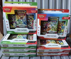 Pokemon First Partner Illustration Collection New And Sealed x 7 boxes ✅ Bundle - Image 1