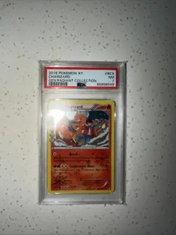 2016 Pokemon XY Generations Radiant Collection Charizard RC5 PSA 7 NM Holo - Image 1