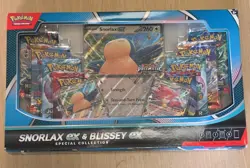 Pokemon TCG Snorlax ex & Blissey ex Box Special Collection English - Image 1