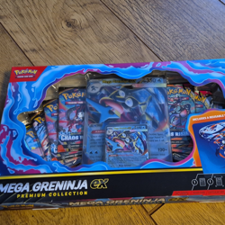 2 Pokemon TCG Mega Greninja EX Premium Collection Box Promo Booster English 2023 - Image 2