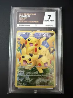 Pokemon TCG Pikachu Full Art RC29/RC32 Generations Radiant Collection ACE 7 NRMT - Image 1