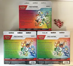 Pokemon TCG First Partner Illustration Collection Series 1 & 2 Bundle - Image 2