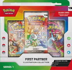 Pokemon TCG First Partner Illustration Collection Series 1 Box BRAND NEW SEALED - Image 1