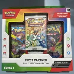 Pokemon TCG First Partner Illustration Collection Series 1 Box - Image 1
