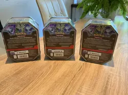 Pokemon TCG Azure Legend Tin Collection Full Set of 3 New Sealed UK Seller - Image 2