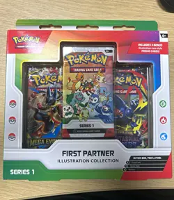 Pokemon TCG First Partner Illustration Collection Series 1 Box English Sealed - Image 1