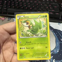 Pokemon TCG Snivy RC1/RC25 Reverse Holo Radiant Collection - Image 1