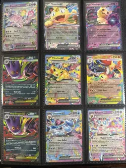 Pokemon Binder Collection 188 Card Holo DOUBLE RARE Ex Lot, All Modern English - Image 3