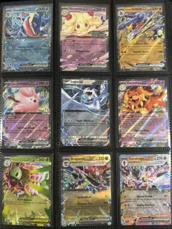 Pokemon Binder Collection 188 Card Holo DOUBLE RARE Ex Lot, All Modern English - Image 5
