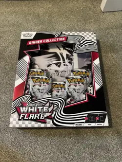 Pokemon White Flare Binder Collection Sealed - Image 1