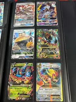 Pokemon Card Collection Lot - Binder W/ Rayquaza, Mew, Megas, EX/GX + 150 Cards - Image 1