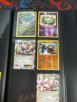 Pokemon Card Collection Lot - Binder W/ Rayquaza, Mew, Megas, EX/GX + 150 Cards - Image 2