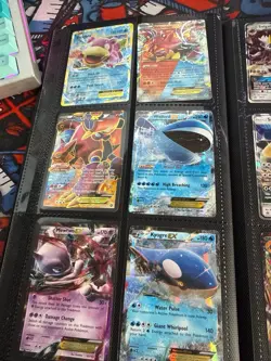 Pokemon Card Collection Lot - Binder W/ Rayquaza, Mew, Megas, EX/GX + 150 Cards - Image 3