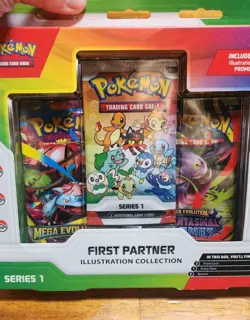 Pokemon TCG First Partner Illustration Collection Series 1 Sealed Box - Image 1