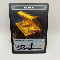 Dan Scott Signed Artist Proof Card Magic the Gathering: Treasure - Image 1