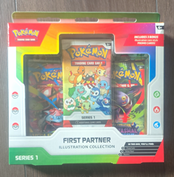 Pokemon TCG First Partner Illustration Collection Series 1 Box 3 Promo Cards - Image 1