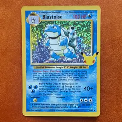 Pokemon TCG Blastoise 2/102 Celebrations Classic Collection Holo Rare EN 100HP - Image 1