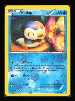 Piplup RC6/RC25 Legendary Treasures: Radiant Collection, Holo Pokemon TCG LP+ - Image 1