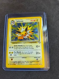 Jolteon 4/64 Jungle Unlimited - Holo Rare - WOTC - LP/MP - Pokemon Vintage - Image 1