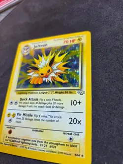 Jolteon 4/64 Jungle Unlimited - Holo Rare - WOTC - LP/MP - Pokemon Vintage - Image 3