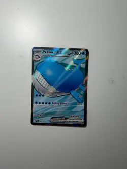 Wailord ex 097/084 Me05: Pitch Black Holo Pokemon Ultra Rare NM - Image 1