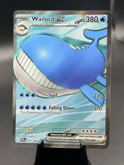 Wailord ex 097/084 ME05: Pitch Black Ultra Rare Pokemon NM - Image 1