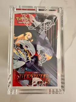 Pokemon TCG Scarlet & Violet Destined Rivals Booster Box Sealed with acrylic - Image 5
