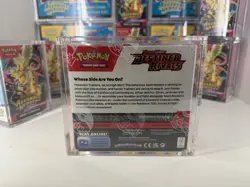 Pokemon Destined Rivals Booster Box Sealed With Acrylic - Image 3