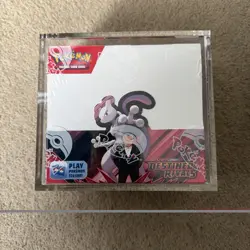 Pokemon Destined Rivals Booster Box Sealed, 36 Booster Packs With Acrylic Case - Image 1