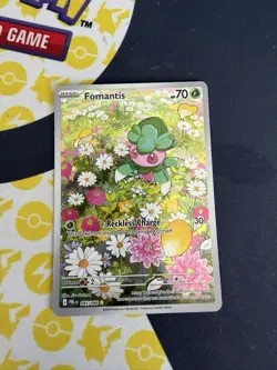 Pokemon Fomantis 085/084 Pitch Black Card NM - Image 1