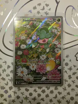 Fomantis - 085/084 - Illustration Rare - Pitch Black - Pokemon Card NM-MINT - Image 1