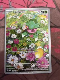 Fomantis - 085/084 - Illustration Rare - Pitch Black - NM/M - Pokemon Card - Image 1