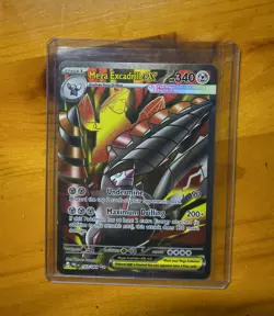 Mega Excadrill Ex Ultra Rare 103/084 Me05: Pitch Black Pokemon Card - Image 1