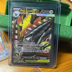 Mega Excadrill Ex Ultra Rare 103/084 Me05: Pitch Black Pokemon Card - Image 5