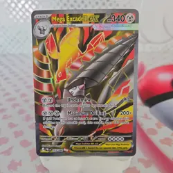 Pokemon TCG - Mega Excadrill EX 103/084 - Pitch Black - Holo Ultra Rare Card - Image 1
