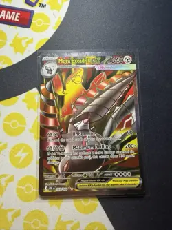 Pokemon Mega Excadrill Ex 103/084 Pitch Black Card NM - Image 1