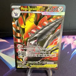 103/084 Mega Excadrill EX Pitch Black Pokemon TCG Card NM - Image 1