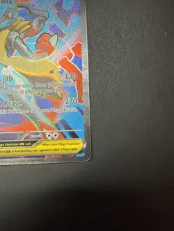 Pokemon TCG Mega Evolution Mega Lucario EX 160/132 Ultra Rare Card - Image 3
