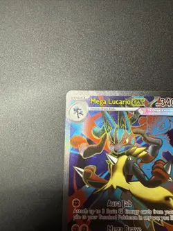 Pokemon TCG Mega Evolution Mega Lucario EX 160/132 Ultra Rare Card - Image 5