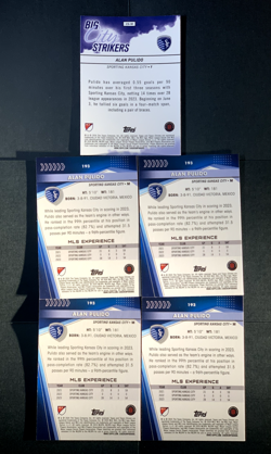 5 CARD LOT! 2024 Topps Chrome MLS - Alan Pulido, Sporting KC - Image 2