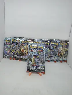 Pokemon TCG Stellar Crown Booster Pack Lot Of 10 - Image 4