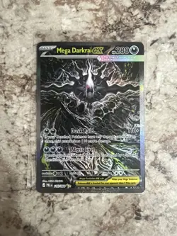 Mega Darkrai ex 116/084 Pitch Black Special Illustration Rare Pokemon English NM - Image 1