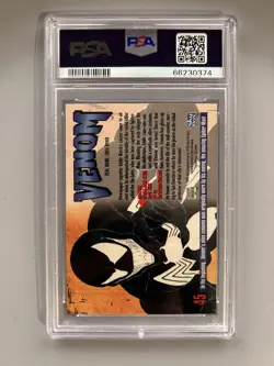 1993 SkyBox Marvel Masterpieces Venom Dave Dorman #45 PSA 10 GEM MT - Image 2