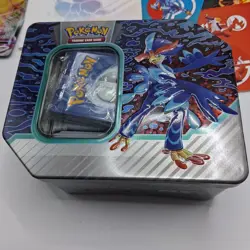 Huge Pokemon Card Lot: 500+ Cards, Binders, Sleeves, & Quaquaval ex Tin - Image 5
