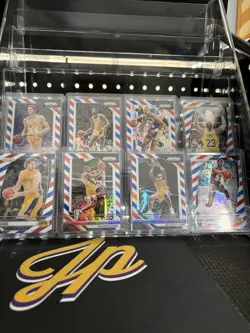 Panini 2018-19 Prizm NBA Legends Lakers 8-Card Lot Kobe LeBron Magic - Image 1