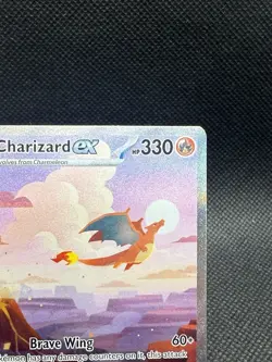 Pokemon TCG Charizard EX Scarlet & Violet 151 Card 199/165-MP - Image 3